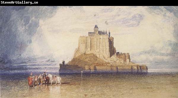 John sell cotman Mont St.Michel,Normandy (mk47)